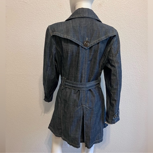 Forth & Towne Denim Trench Coat XL - Picture 3 of 13